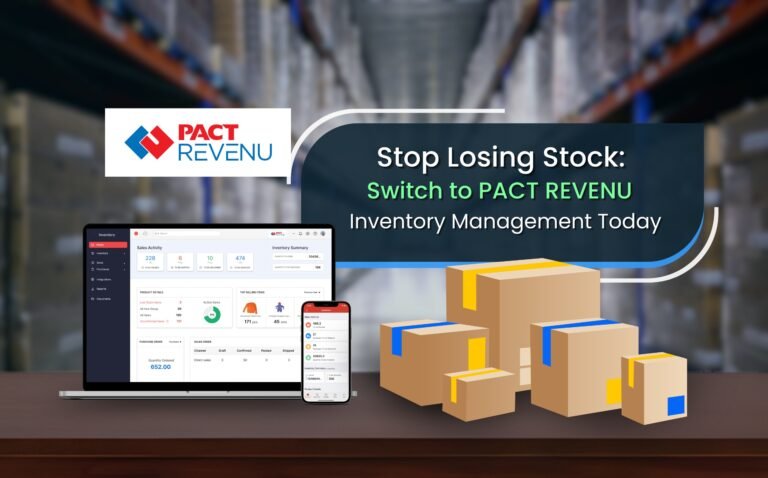 Inventory management software UAE by PACT REVENU to reduce stock loss and improve warehouse efficiency